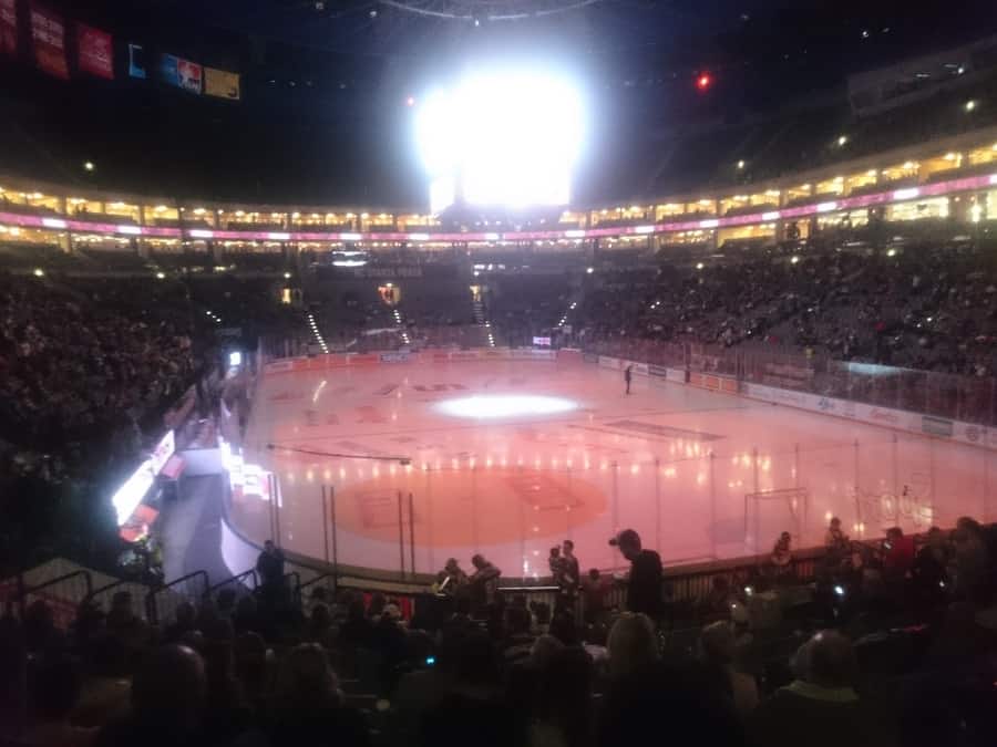Hockey i O2 arena - Prag